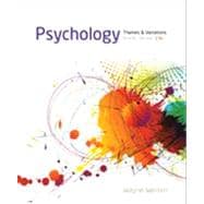 Psychology Themes and Variations, Briefer Version 9781133957836