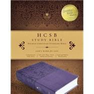 HCSB Study Bible, Purple LeatherTouch, Indexed 9781433617836