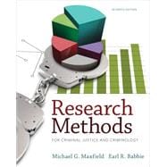 Research Methods for Criminal Justice and Criminology 9781285067841