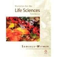 Statistics For The Life Sciences& S/S/M Package 9780132437844