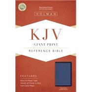 KJV Giant Print Reference Bible, Cobalt Blue LeatherTouch 9781433617850