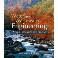 Water and Wastewater Engineering 9780073397863