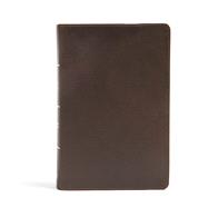 CSB Giant Print Reference Bible, Brown Genuine Leather, Indexed 9781433647864