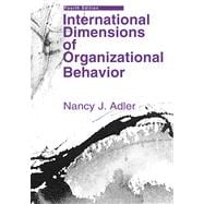 International Dimensions of Organizational Behavior
