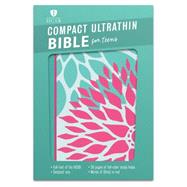 HCSB Compact Ultrathin Bible for Teens, Green Blossoms LeatherTouch 9781433617867