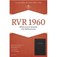 RVR 1960 Biblia Letra Grande con Referencias, negro imitación piel con índice 9781433607868
