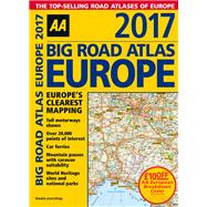 AA 2017 Big Road Atlas Europe 9780749577872