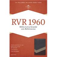 RVR 1960 Biblia Letra Grande con Referencias, marrón/tostado/bronceado símil piel 9781433607875