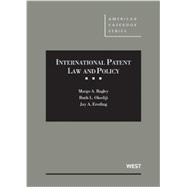 International Patent Law and Policy 9780314287878