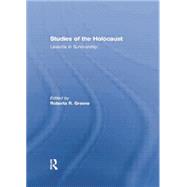 Studies of the Holocaust: Lessons in Survivorship 9781138867888