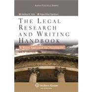 The Legal Research and Writing Handbook: A Basic Approach for Paralegals 9780735507890