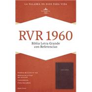 RVR 1960 Biblia Letra Grande con Referencias, borgoña imitación piel con índice 9781433607899