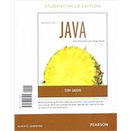Starting Out with Java From Control Structures through Objects, Student Value Edition plus MyProgramming Lab with Pearson eText -- Access Card Package 9780134047904