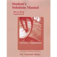 Student Solutions Manual for Calculus with Applications and Calculus with Applications, Brief Version 9780321757906