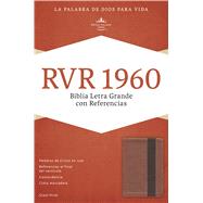 RVR 1960 Biblia Letra Grande con Referencias, cobre/marrón profundo símil piel 9781433607912