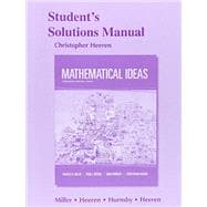 Student's Solutions Manual for Mathematical Ideas 9780321977922