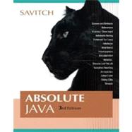 Absolute Java 9780321487926