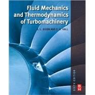 Fluid Mechanics and Thermodynamics of Turbomachinery 9781856177931