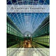 Student Solutions Guide with Solutions Manual for Alexander/Koeberlein’s Elementary Geometry for College Students, 5th 9781439047934