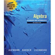 Algebra Beginning and Intermediate, Multimedia Edition 9780547197944