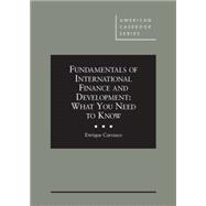 Fundamentals of International Finance and Development