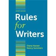 Rules for Writers with Writing about Literature (Tabbed Version) 9780312647957