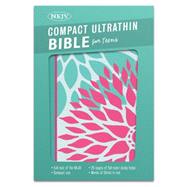 NKJV Compact Ultrathin Bible for Teens, Green Blossoms LeatherTouch 9781433617959