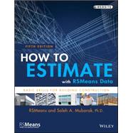 How to Estimate With Rsmeans Data 9781118977965