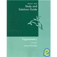 Study and  Solutions Guide for Larson/Hostetler's Trigonometry, 6th