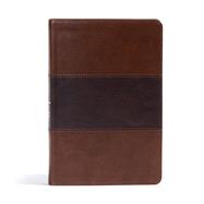 CSB Giant Print Reference Bible, Saddle Brown LeatherTouch, Indexed 9781433647987