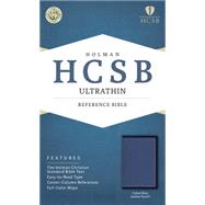 HCSB Ultrathin Reference Bible, Cobalt Blue LeatherTouch 9781433617997