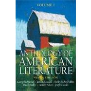 Anthology of American Literature, Volume I 9780131987999