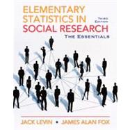 Elementary Statistics in Social Research Essentials 9780205638000