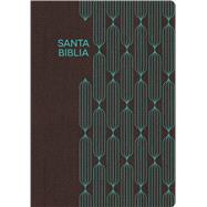 RVR 1960 Biblia para Regalos y Premios, café/turquesa símil piel 9781433608001