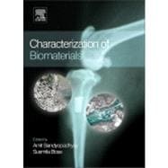 Characterization of Biomaterials 9780124158009