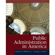 Public Administration in America 9781111828011