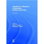 Handbook of Research in Education Finance and Policy 9780415838016
