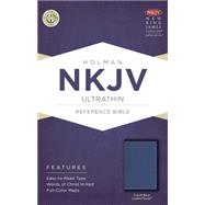 NKJV Ultrathin Reference Bible, Cobalt Blue LeatherTouch 9781433618017