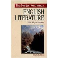The Norton Anthology of English Literature: The Major Authors 9780393968033