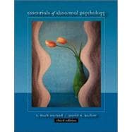Essentials of Abnormal Psychology (Casebound Version with CD-ROM, Practice Tests, and InfoTrac) 9780534598051