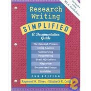 Research Writing Simplified : MLA Update