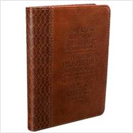 Brown Lux-leather Journal Plans Jeremiah 29:11