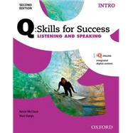 Q:Skills for Success Listening and Speaking 2E Intro Student Book 9780194818070
