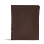CSB Study Bible, Brown Genuine Leather 9781433648076