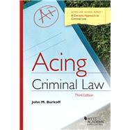 Acing Criminal Law 9781683288084