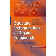 Structure Determination of Organic Compounds : Tables of Spectral Data 9783540938095