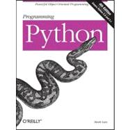 Programming Python 9780596158101