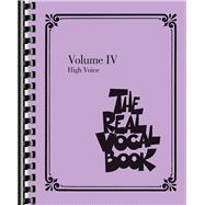 The Real Vocal Book: High Voice 9781480338104