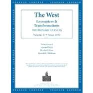 The West: Encounters & Transformations, Chapters 14-29 9780321188106