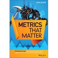 Supply Chain Metrics That Matter 9781118858110